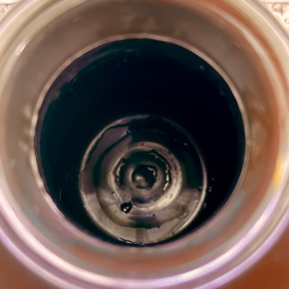 Thermo Serv Insulated Coffee Carafe Cream & Brown Vntg 1 Liter Rare Wheat Design - Picture 10 of 12